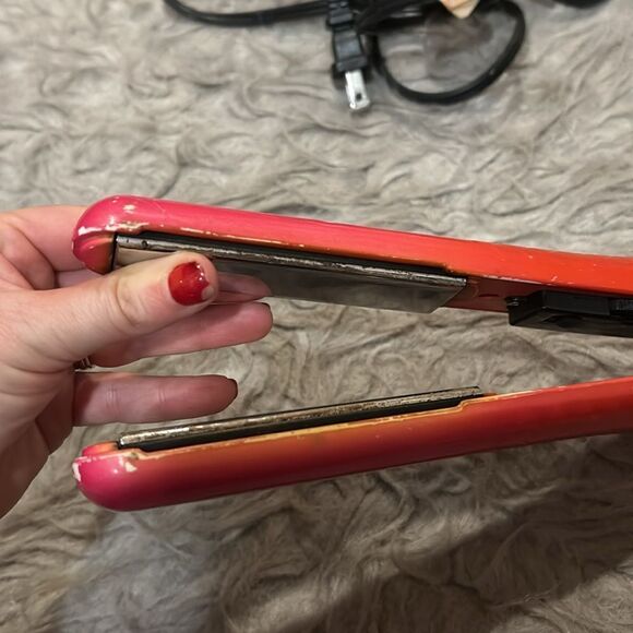 For styler women’s pink and orange ombré flat iron - Picture 3 of 8